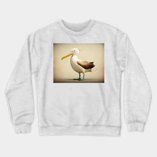 Albatross Illustration for Bird Lovers Crewneck Sweatshirt